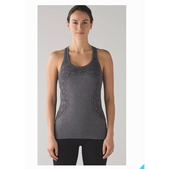 Lululemon Swiftly Tech Racerback  gray Size 4 - Picture 1 of 5